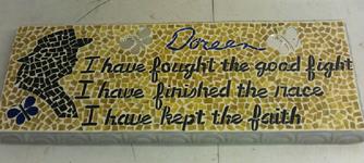 Bench and Table Mosaics